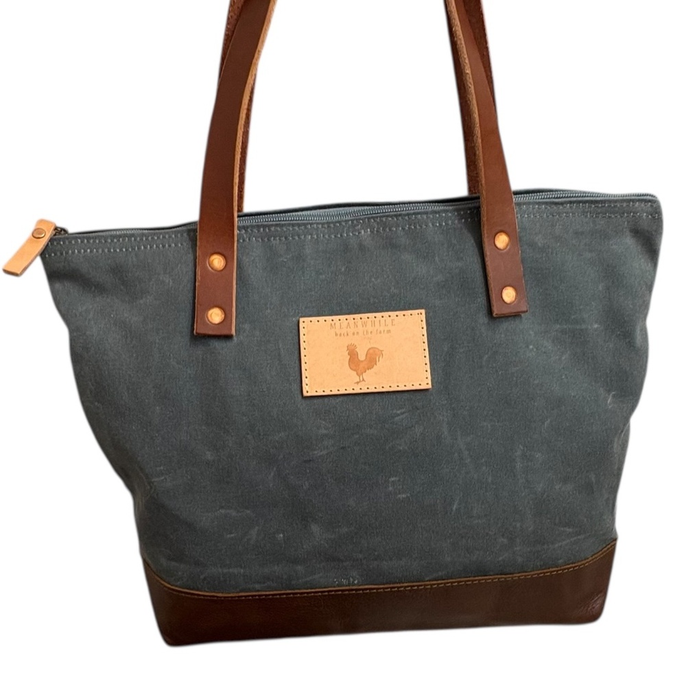 Meanwhile back on the farm large tote bag